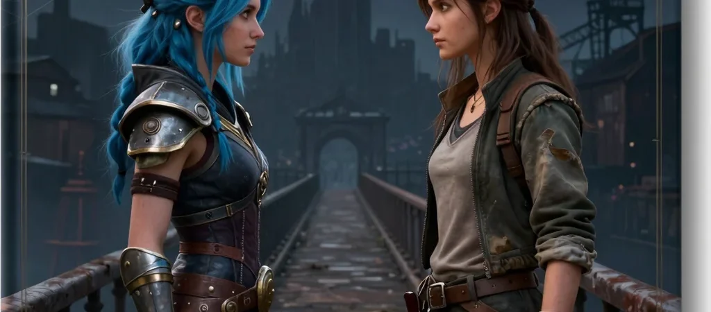 Jinx e Vi: irmãs entre Zaun e Piltover